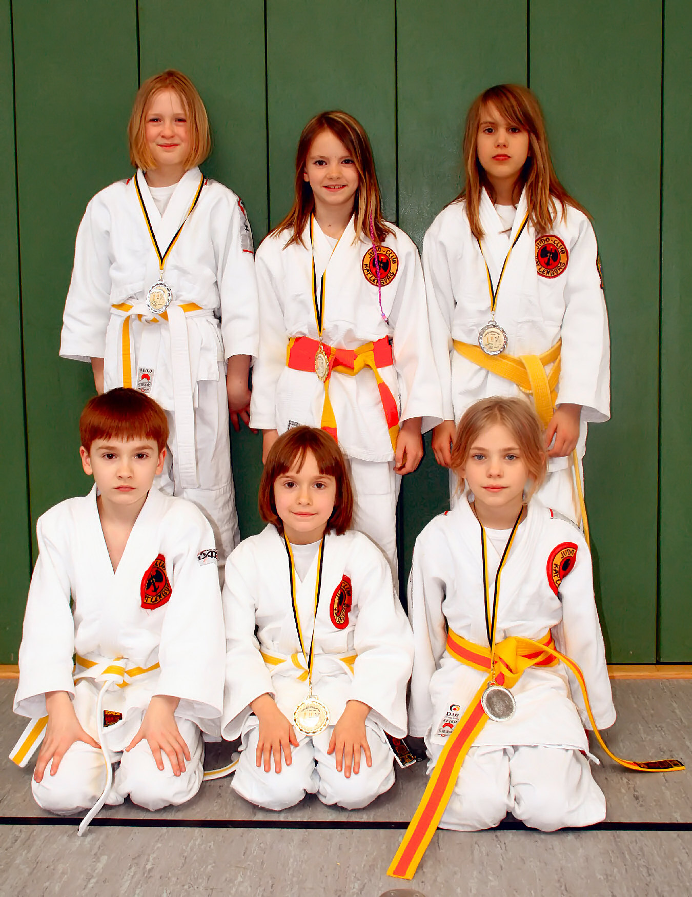 Teilnehmer am Judo-Gau&szlig;turm-Turnier